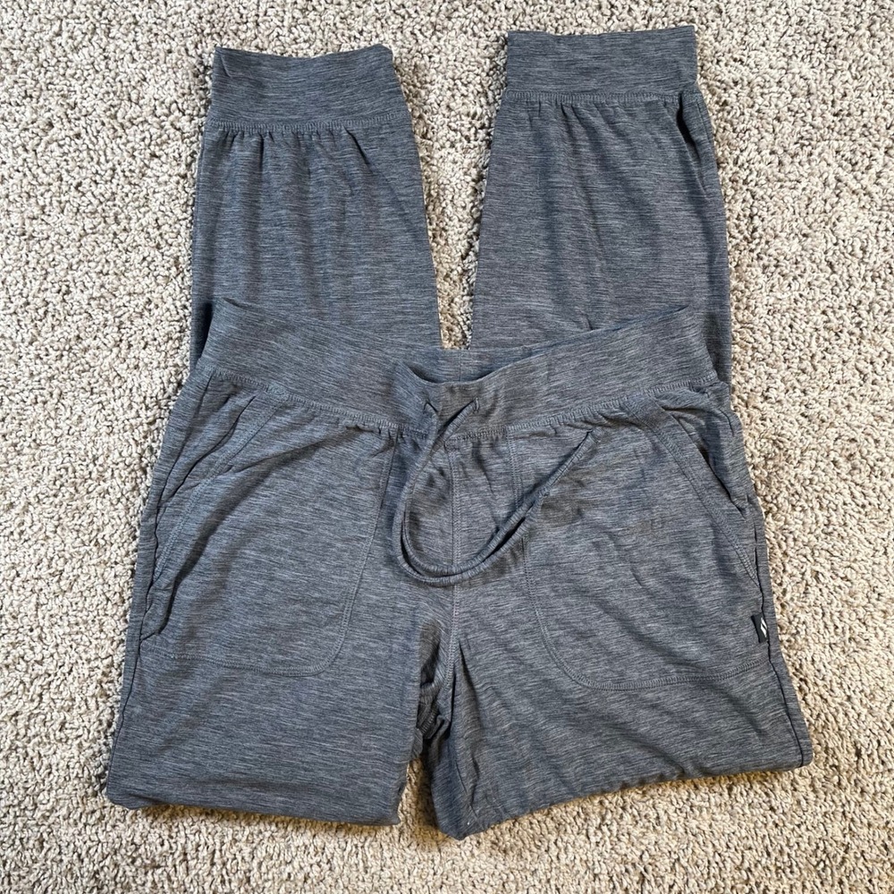 Skechers Jogger Pants Small Lounge Workout Casual track pullon‎ gray women’s